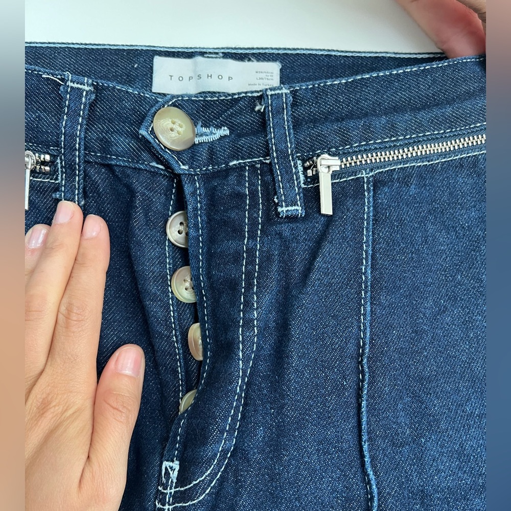 Topshop Crop Denim